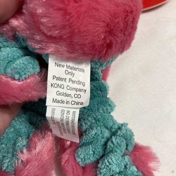 KONG Wubba Dog Toy Plush Squeaky Octopus Interactive Tug Fetch Squeak Shake - Picture 16 of 16